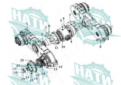 90000283 Axle assembly