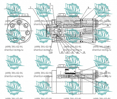 BZZ3-125(502-3123) Steering Unit